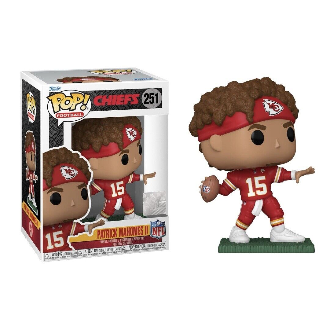 PATRICK MAHOMES KANSAS CITY CHIEFS NFL POP FUNKO FIGURE #251