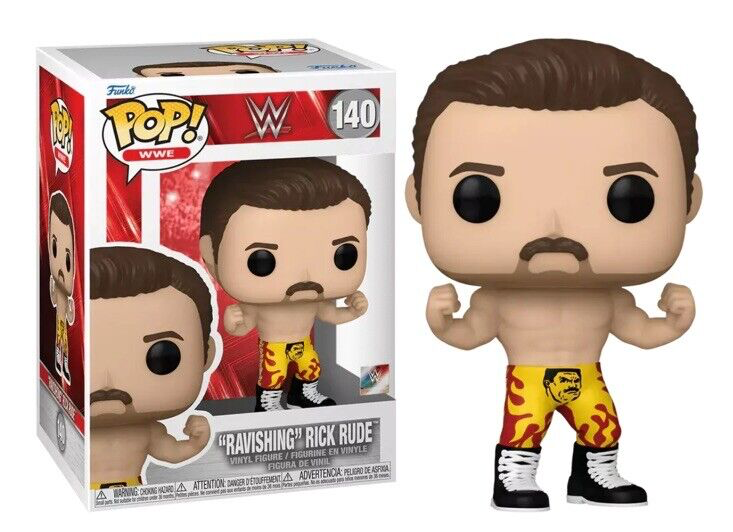 “RAVISHING” RICK RUDE WWE WRESTLING POP FUNKO FIGURE #140