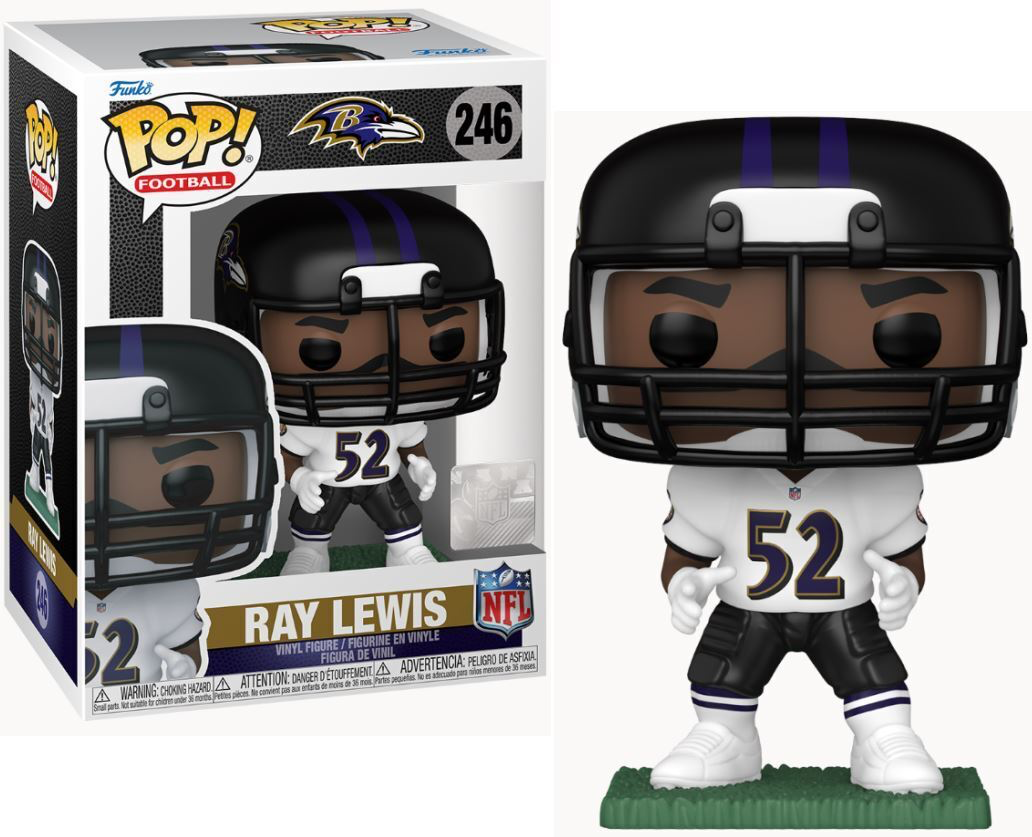 RAY LEWIS BALTIMORE RAVENS NFL POP FUNKO FIGURE #246