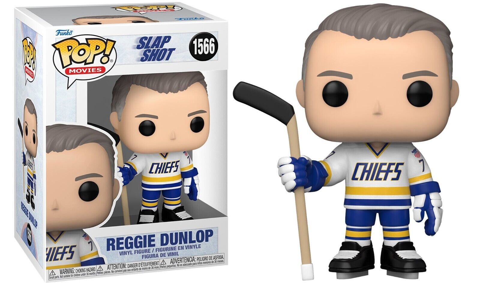 REGGIE DUNLOP POP FUNKO FIGURE #1566