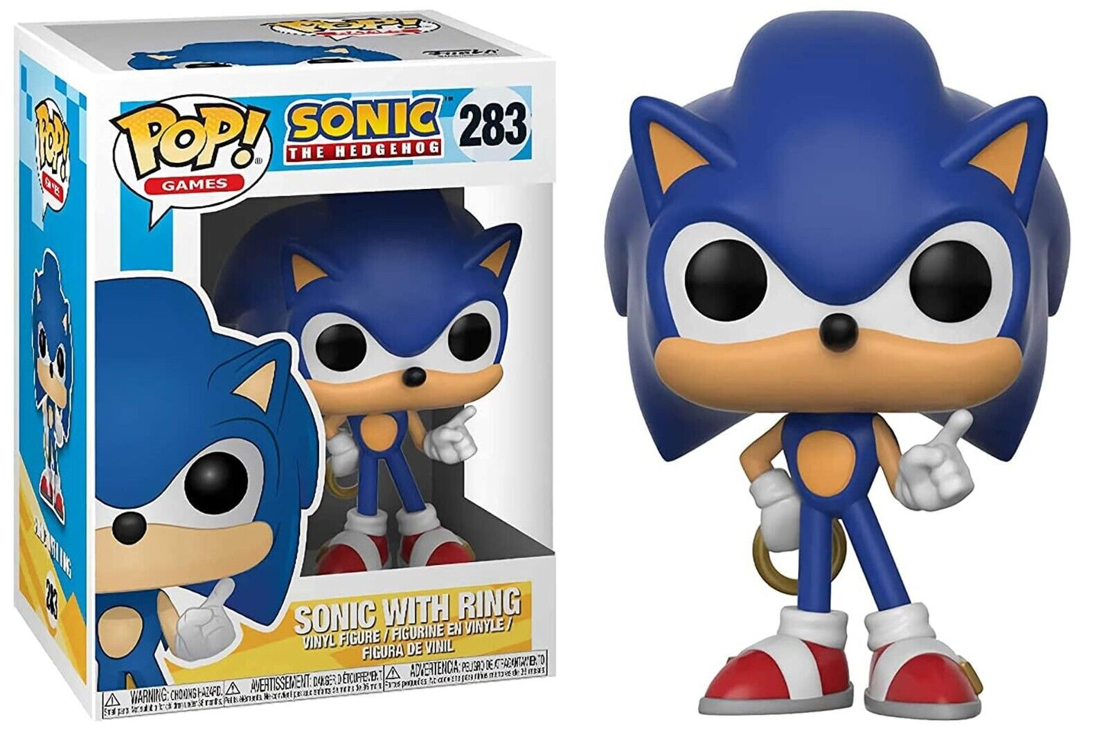 SONIC WITH RING POP FUNKO FIGURE #283