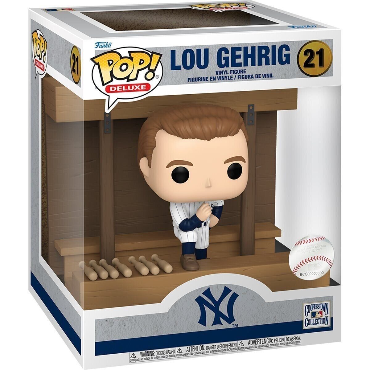 LOU GEHRIG NEW YORK YANKEES MLB DELUXE POP FUNKO FIGURE #21