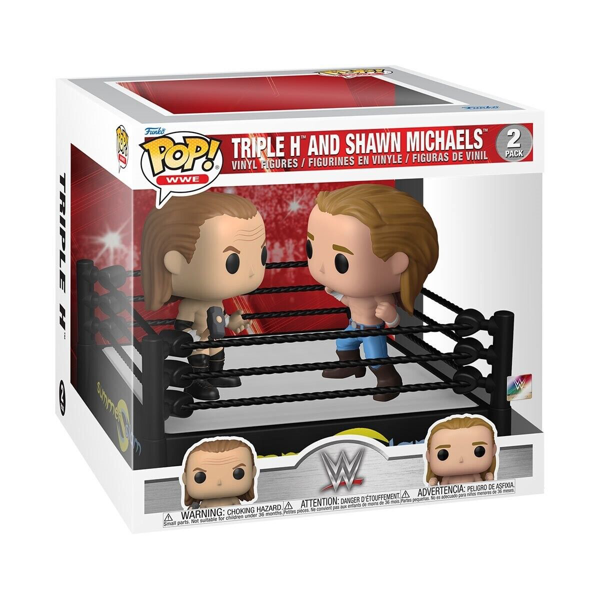 TRIPLE H & SHAWN MICHAELS WWE 2 PACK POP FUNKO FIGURES