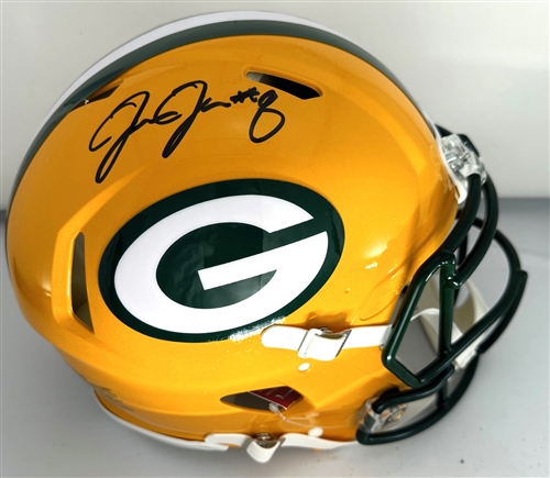 JOSH JACOBS SIGNED FULL SIZE PACKERS AUTHENTIC SPEED HELMET - BAS