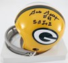 GALE GILLINGHAM SIGNED PACKERS MINI HELMET  W/ CAREER ACCOMPLISHMENTS