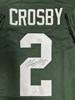 MASON CROSBY SIGNED CUSTOM REPLICA PACKERS GREEN JERSEY - JSA