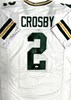 MASON CROSBY SIGNED CUSTOM REPLICA PACKERS WHITE JERSEY - JSA