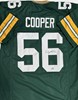 EDGERRIN COOPER SIGNED CUSTOM REPLICA PACKERS GREEN JERSEY- BAS