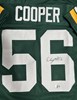 EDGERRIN COOPER SIGNED CUSTOM REPLICA PACKERS GREEN JERSEY- BAS