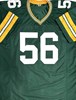 EDGERRIN COOPER SIGNED CUSTOM REPLICA PACKERS GREEN JERSEY- BAS