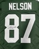 JORDY NELSON SIGNED CUSTOM REPLICA GREEN PACKERS JERSEY - JSA