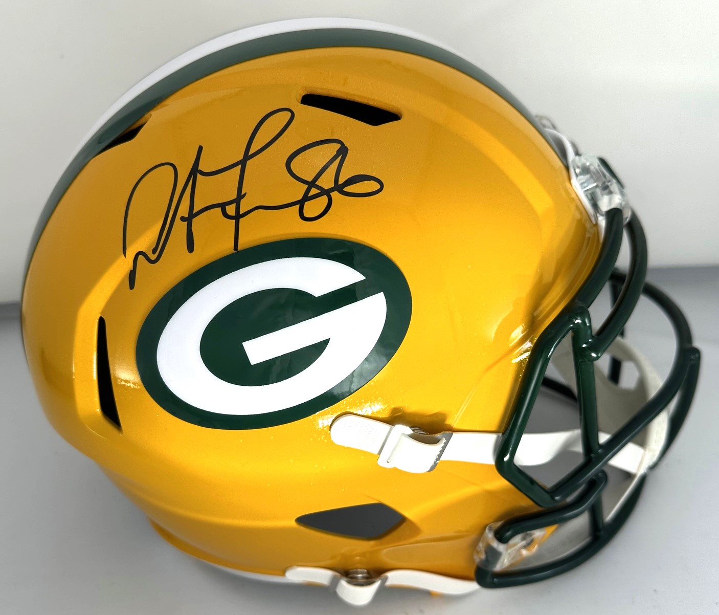 ANTONIO FREEMAN SIGNED FULL SIZE PACKERS REPLICA SPEED HELMET - BAS