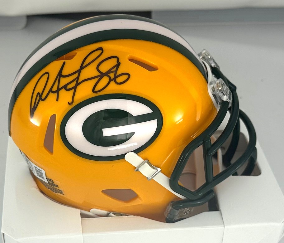 ANTONIO FREEMAN SIGNED PACKERS MINI HELMET - BAS