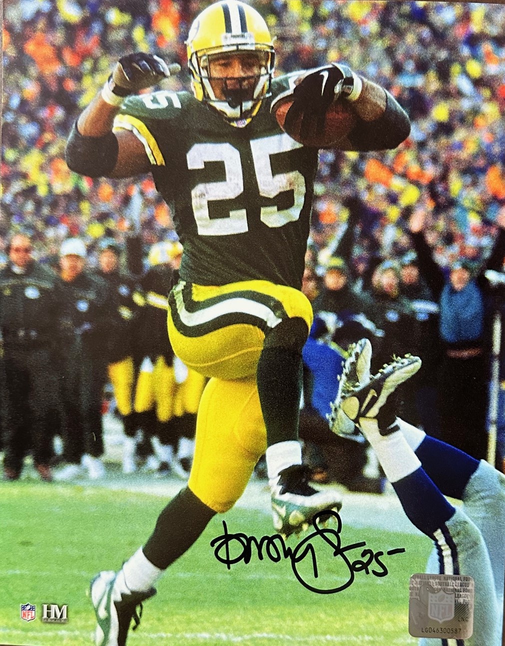DORSEY LEVENS SIGNED 8X10 PACKERS PHOTO #2