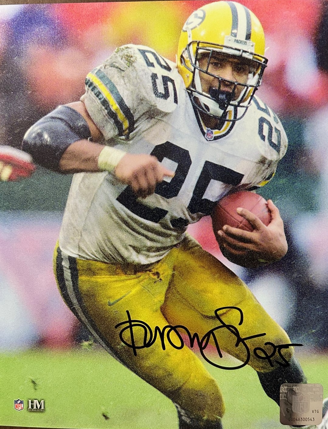 DORSEY LEVENS SIGNED 8X10 PACKERS PHOTO #3