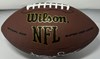 DORSEY LEVENS SIGNED WILSON NFL REPLICA BROWN FOOTBALL W/ SB XXXI - PACKERS - BAS