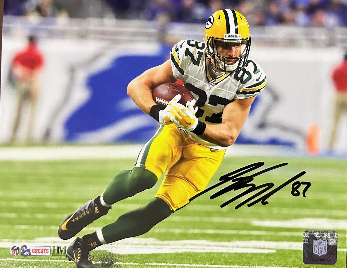 JORDY NELSON SIGNED 8X10 PACKERS PHOTO #22