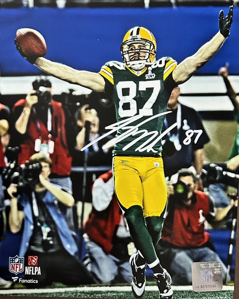 JORDY NELSON SIGNED 8X10 PACKERS PHOTO #13