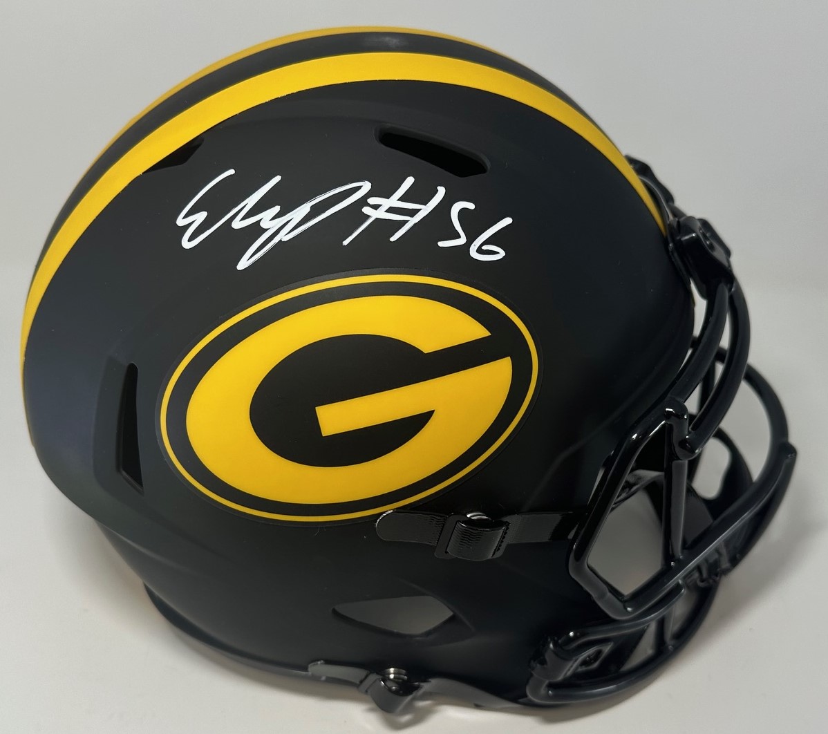 EDGERRIN COOPER SIGNED FULL SIZE PACKERS ECLIPSE REPLICA SPEED HELMET - BAS