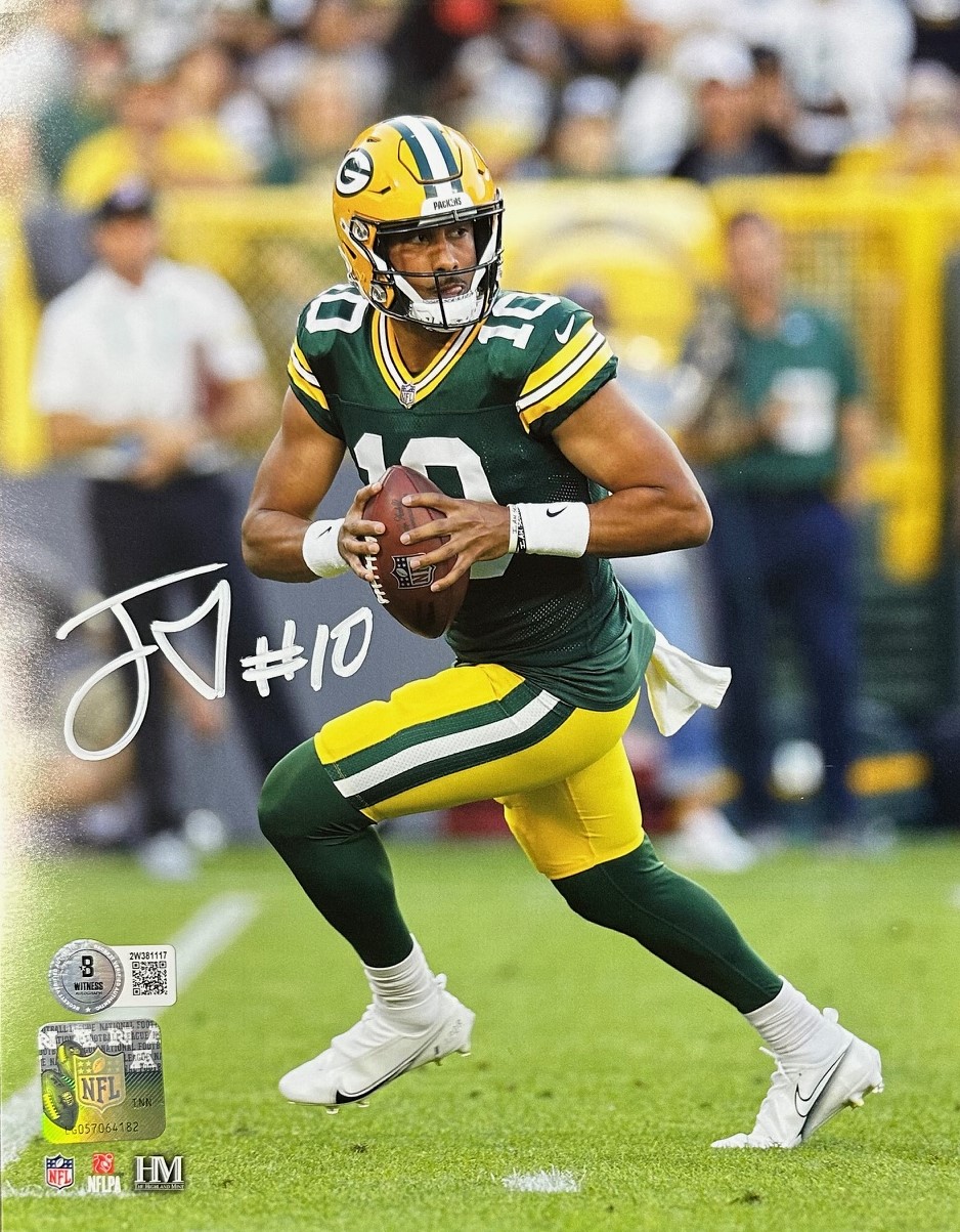 JORDAN LOVE SIGNED PACKERS 8X10 PHOTO #4 - BAS