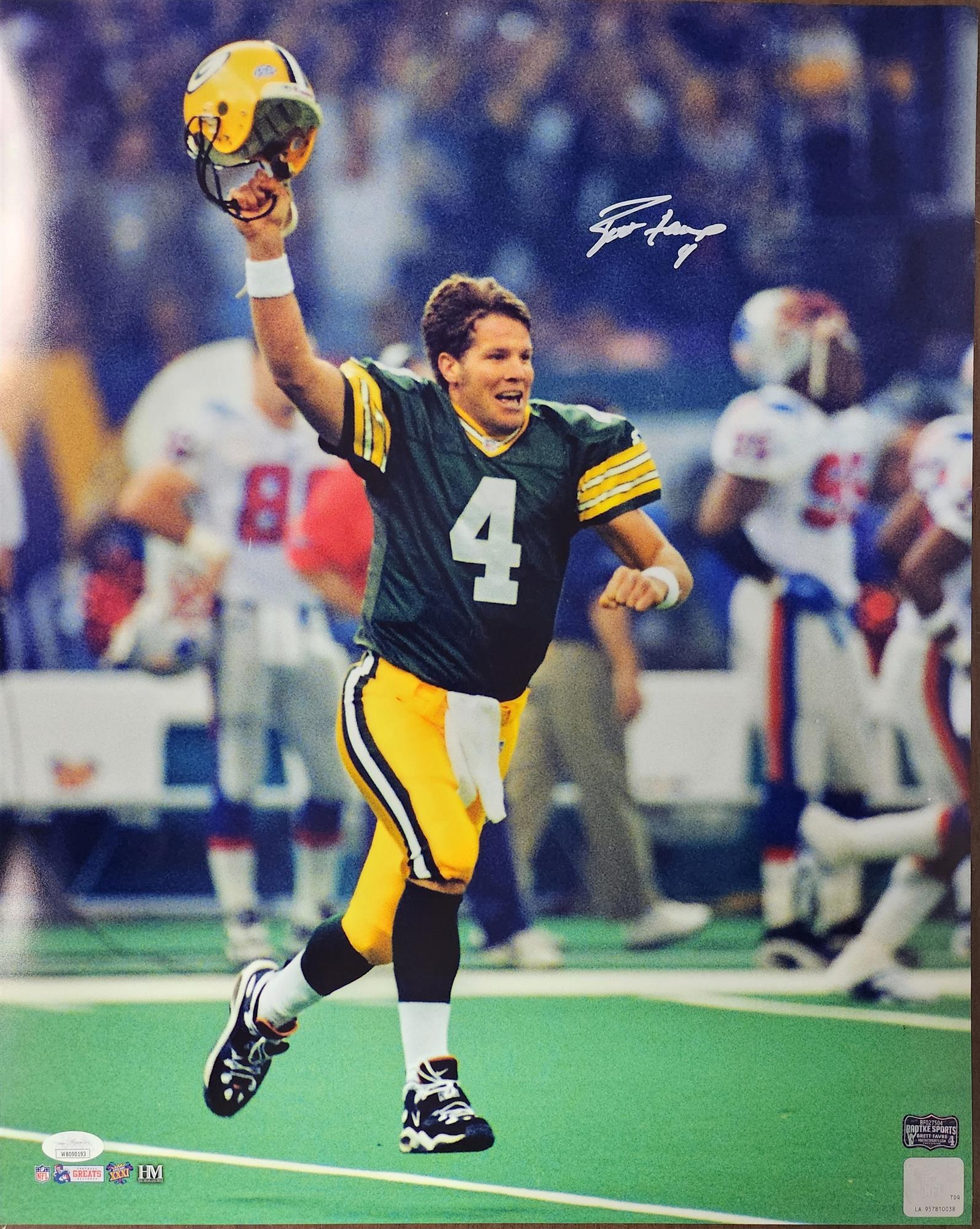 BRETT FAVRE SIGNED 16X20 PACKERS PHOTO #3 - JSA