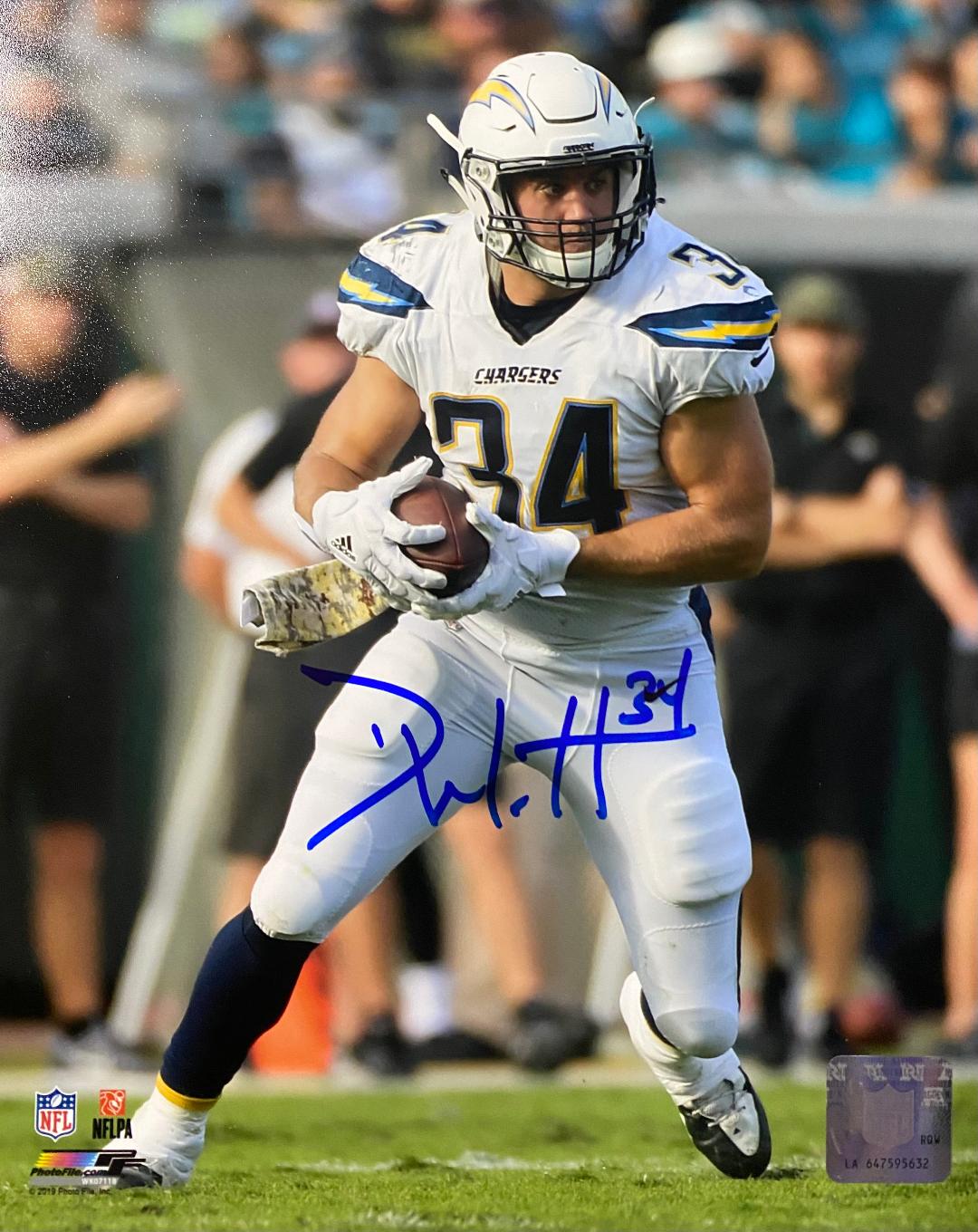 DEREK WATT SIGNED 8X10 LA CHARGERS PHOTO #2