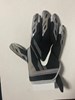 JORDY NELSON SIGNED NIKE GAME ISSUED LEFT BLACK & WHITE WINTER GLOVE #7 - JSA