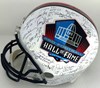 NFL MULTI SIGNED FULL SIZE HOF LOGO REPLICA HELMET W/ 64 SIGS