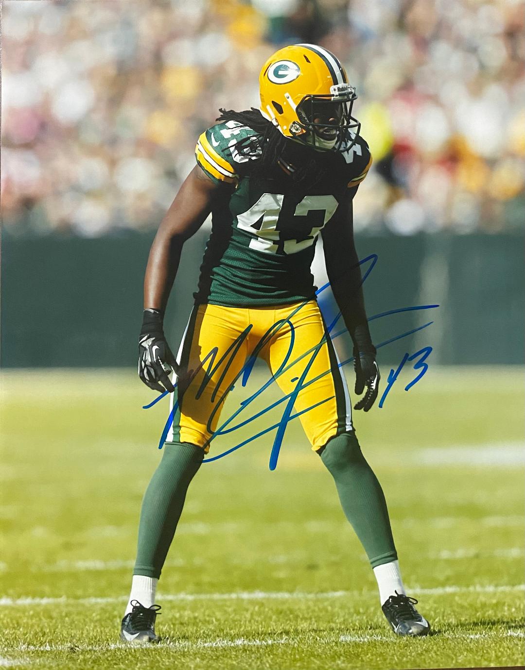 M.D. JENNINGS SIGNED 8X10 PACKERS PHOTO #1