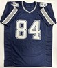 JAY NOVACEK SIGNED CUSTOM BLUE COWBOYS JERSEY AUTO - BAS