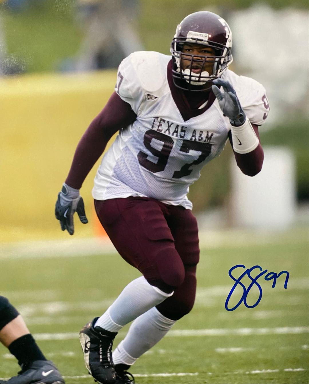 JOHNNY JOLLY SIGNED 8X10 TEXAS A&M PHOTO #1