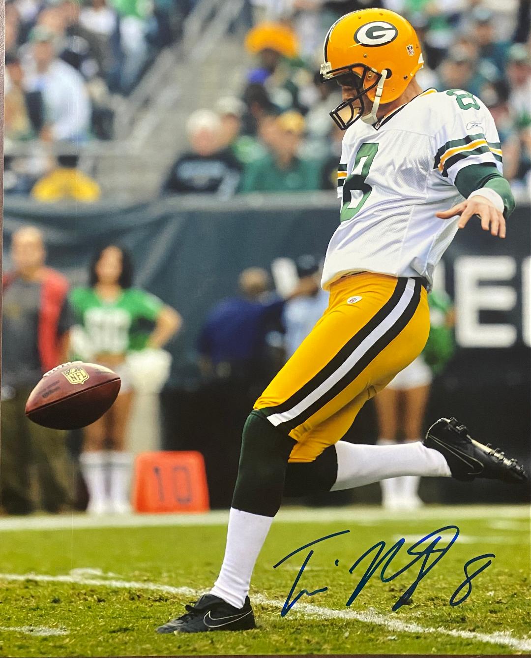 TIM MASTHAY SIGNED 8X10 PACKERS PHOTO #2