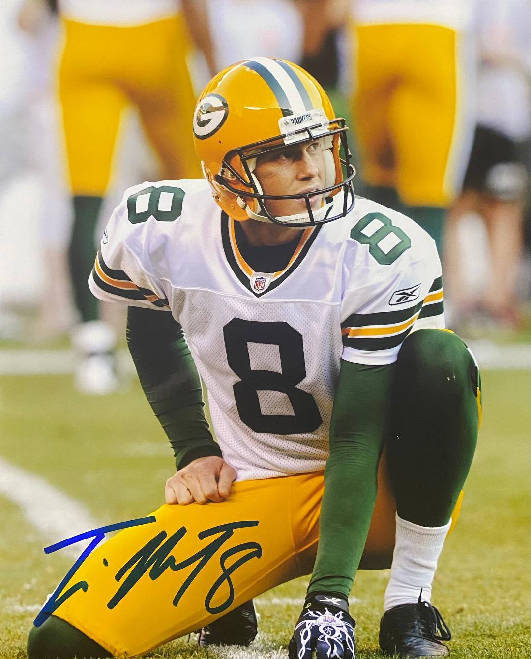 TIM MASTHAY SIGNED 8X10 PACKERS PHOTO #3