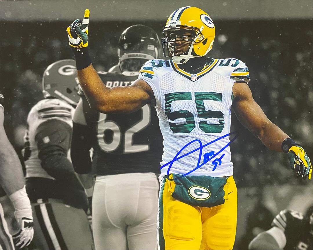 ANDY MULUMBA SIGNED 8X10 PACKERS PHOTO #3