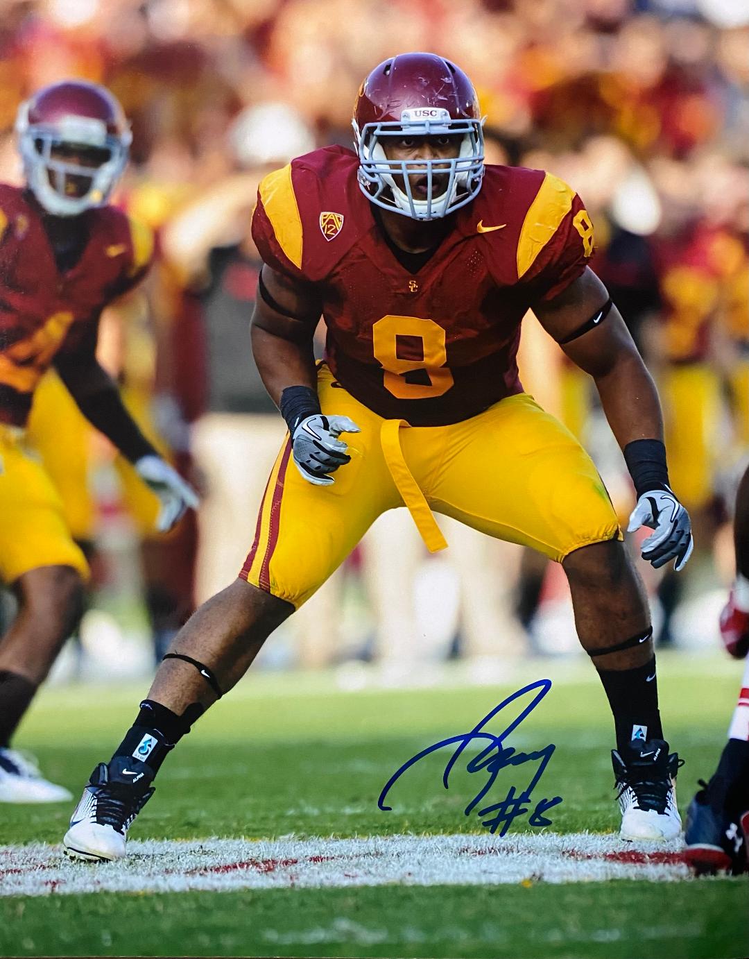 NICK PERRY SIGNED 8X10 USC PHOTO #1