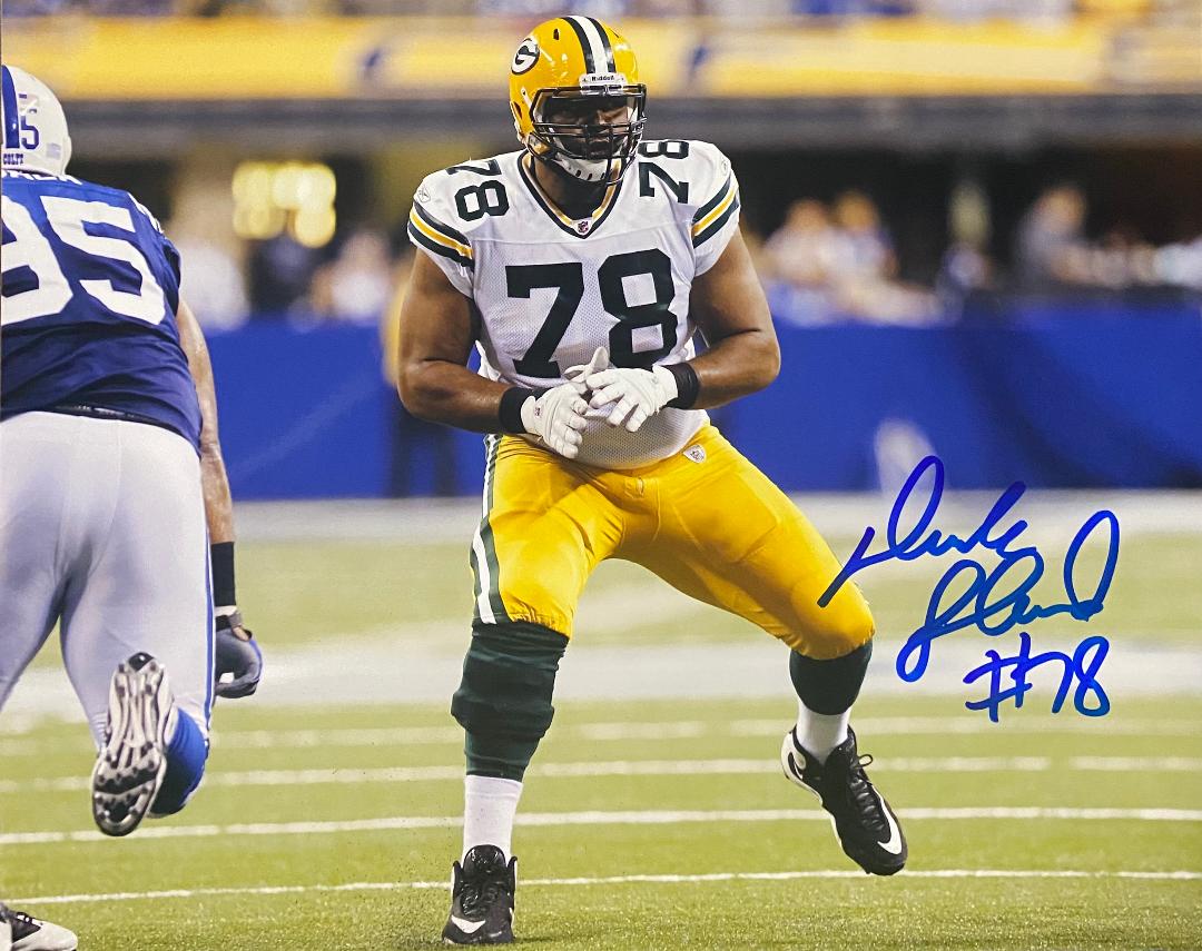 DEREK SHERROD SIGNED 8X10 PACKERS PHOTO #2