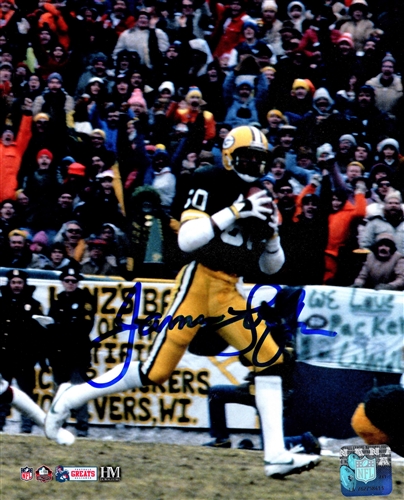 JAMES LOFTON SIGNED 8X10 PACKERS PHOTO #7
