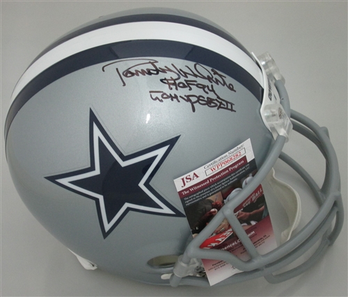 RANDY WHITE SIGNED FULL SIZE REPLICA COWBOYS HELMET - JSA