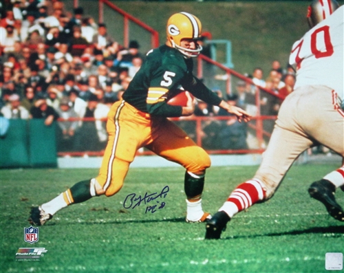 PAUL HORNUNG SIGNED 16X20 PACKERS PHOTO #13
