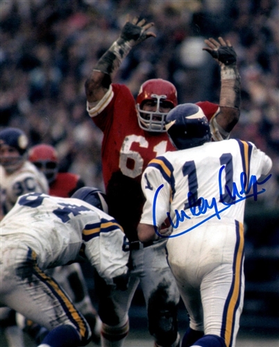 CURLEY CULP SIGNED 16X20 KC CHIEFS PHOTO #1
