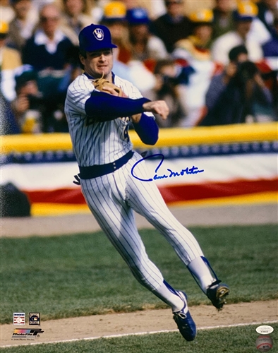 PAUL MOLITOR SIGNED 16X20 BREWERS PHOTO #3
