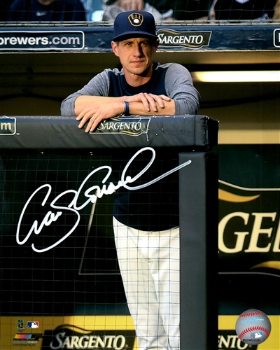 CRAIG COUNSELL SIGNED 8X10 BREWERS PHOTO #5