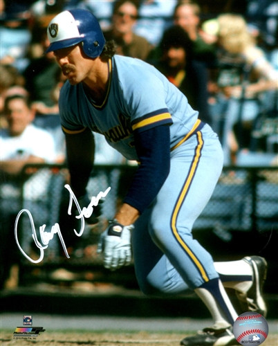 RAY FOSSE SIGNED 8X10 BREWERS PHOTO #1
