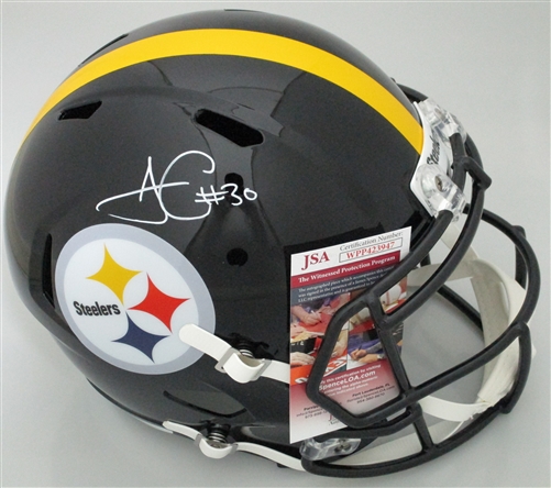 JAMES CONNER SIGNED FULL SIZE REPLICA STEELERS SPEED HELMET - JSA