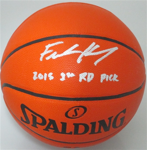 FRANK KAMINSKY SIGNED REPLICA SPALDING NBA BASKETBALL W/ 1ST RND PICK - JSA