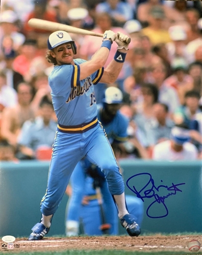 ROBIN YOUNT SIGNED 16X20 BREWERS PHOTO #13 - JSA