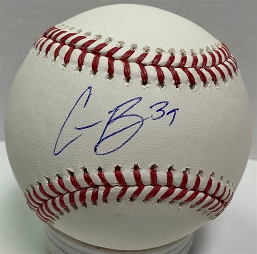CORBIN BURNES SIGNED OFFICIAL MLB BASEBALL - JSA