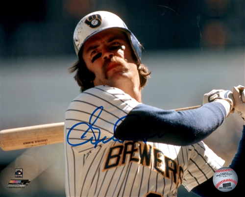 GORMAN THOMAS SIGNED 8X10 BREWERS PHOTO #2