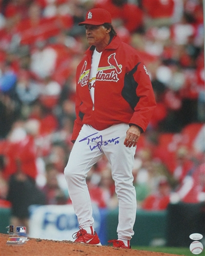 TONY LARUSSA SIGNED 16X20 CARDINALS PHOTO #1 - JSA