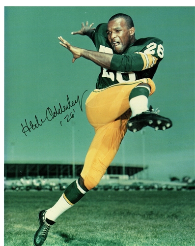 HERB ADDERLEY SIGNED 8X10 PACKERS PHOTO #3